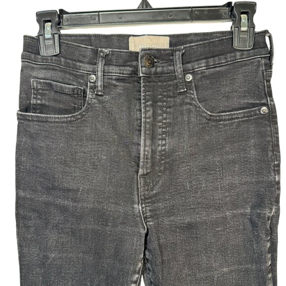 Everlane Black Skinny High Waisted Jeans Pants Goth Punk Emo Alternative Size 28 - Picture 2 of 7